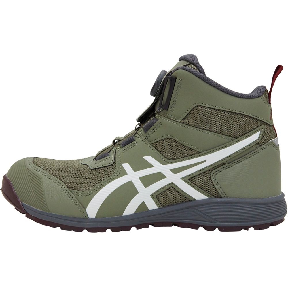 アシックス（ASICS） ウィンジョブ CP214 TS BOA ライケングリーン×ホワイト, ライケングリーン×ホワイト, 25.5cm