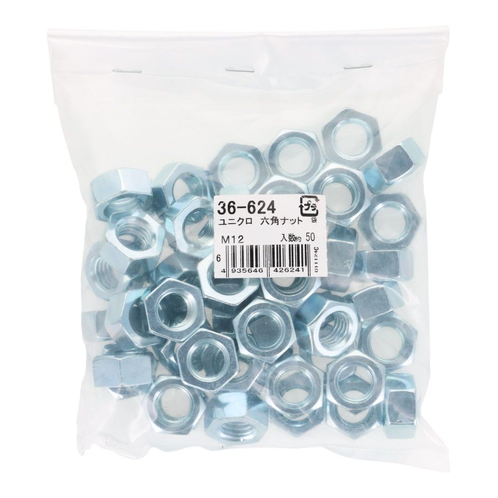 ＯＨＳＡＴＯ　六角ナット　Ｍ１２　５０入, 六角ナット, M12