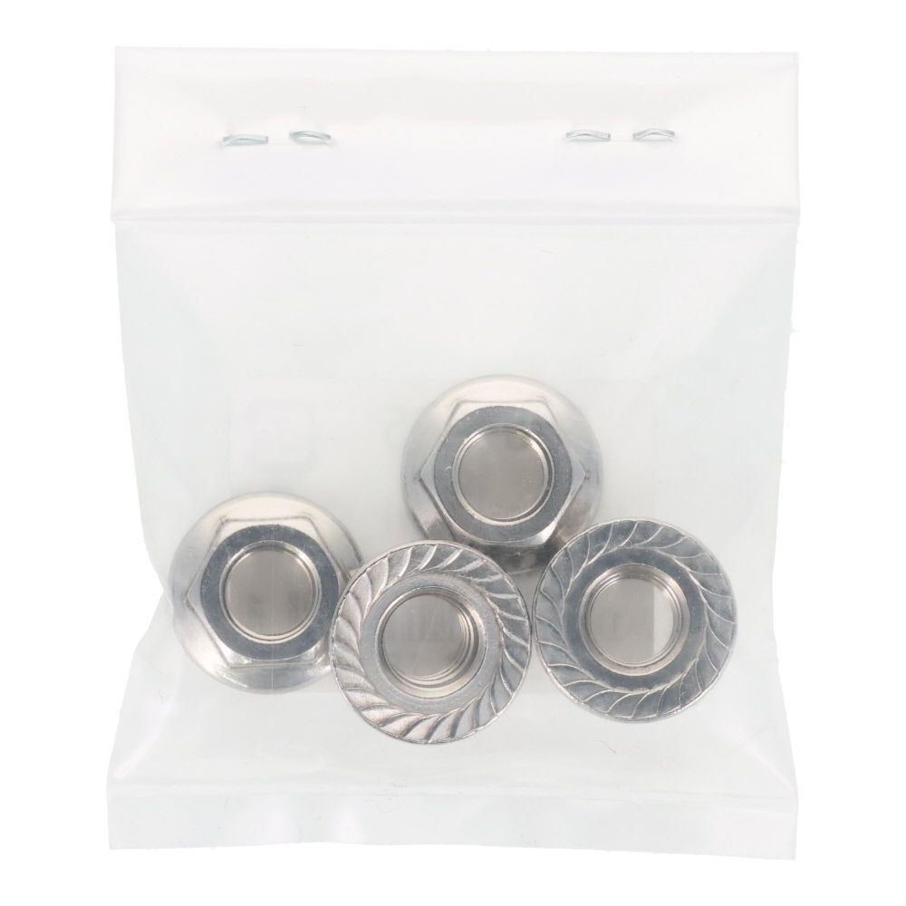 ＯＨＳＡＴＯ　ステン　フランジナット　セレート付　Ｍ８&times;１７, ステンレス, M8&times;17