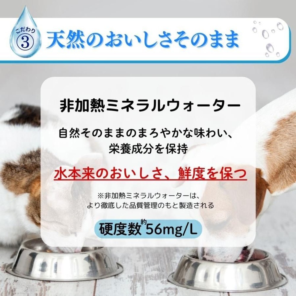 アース・ペット ペットの天然水 Vウォーター 500ml, ペット用, 500ml