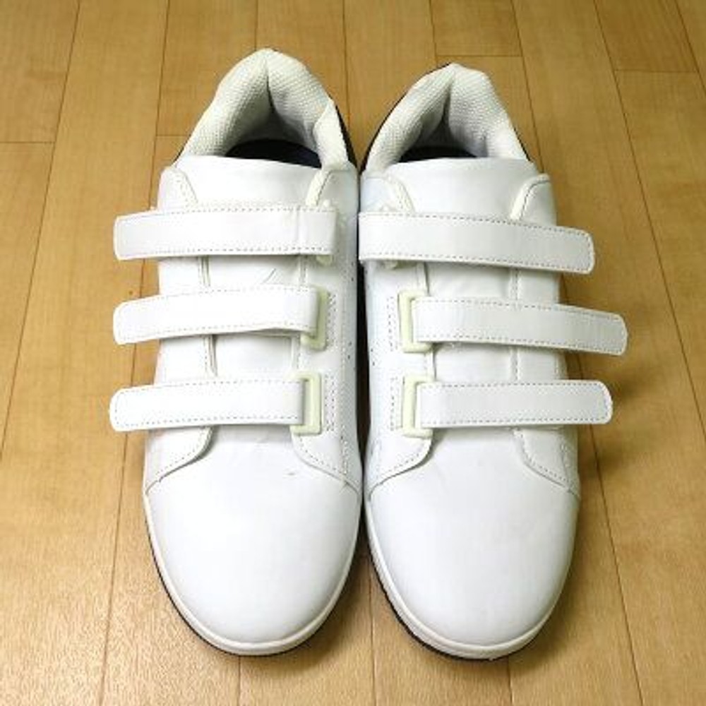 【Mdware削除】【在庫限り】脱ぎ履きラクラク反射付シューズ002Ｍ ホワイト, WH（24.5）, 24.5cm