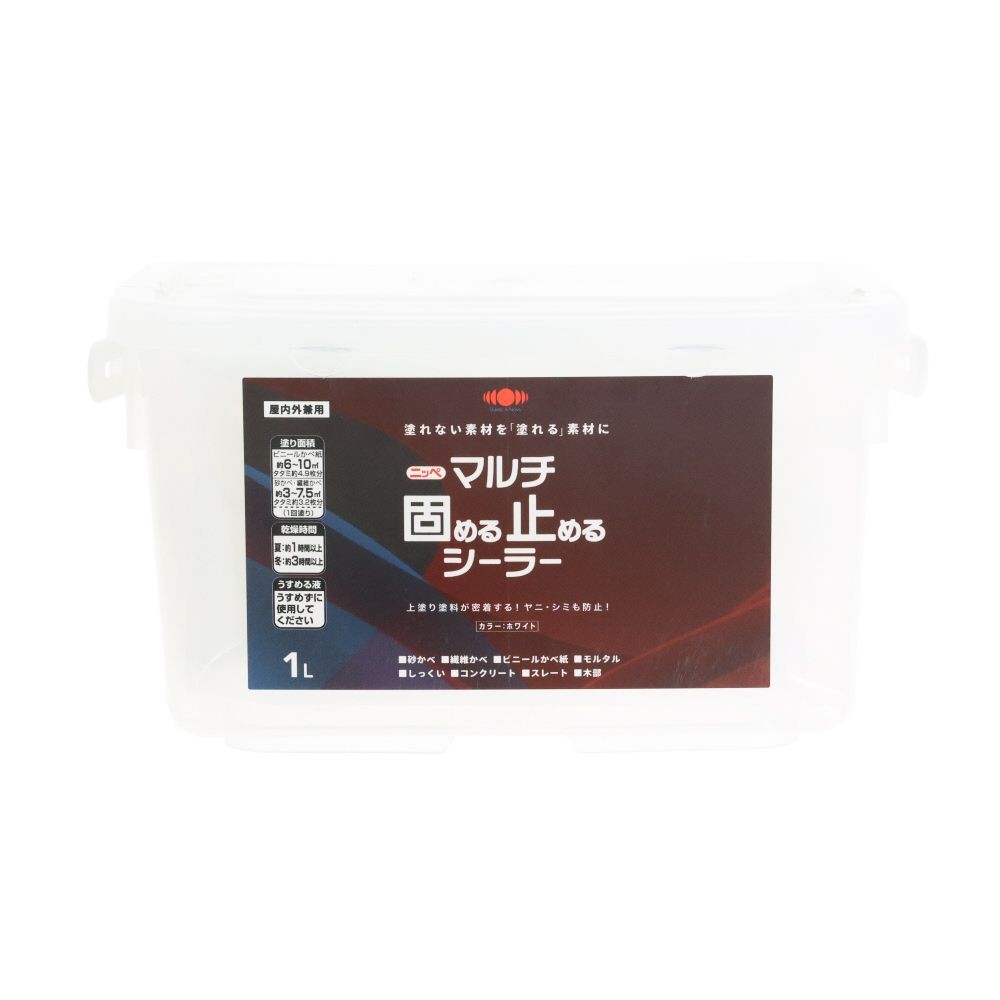 ニッぺ マルチ固める止めるシーラー 1L ホワイト HYL003, ホワイト, 1L