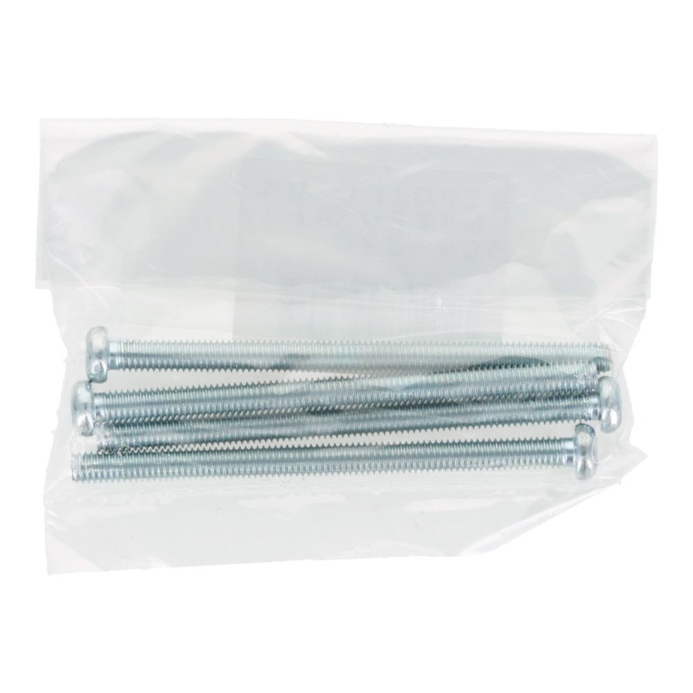 小ねじ　なべ　ユニクロ　Ｍ４&times;６０ｍｍ　４本入, シルバー, M4&times;60mm