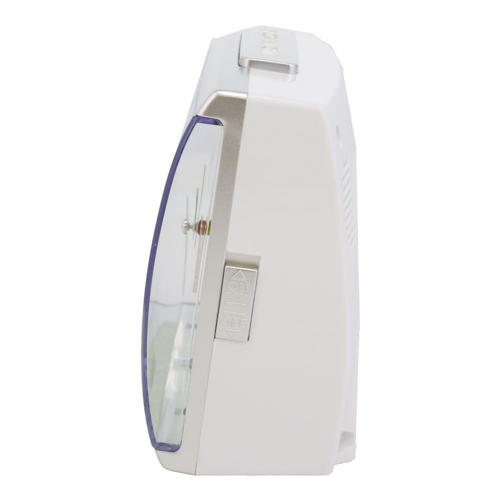 ウィザ WIZ'A 大画面アナログ目覚まし時計, シルバー, WIZA-T035