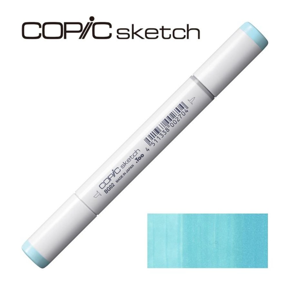 コピックスケッチ BG02 ニュー・ブルー,  BG02 ニュー・ブルー, スケッチ