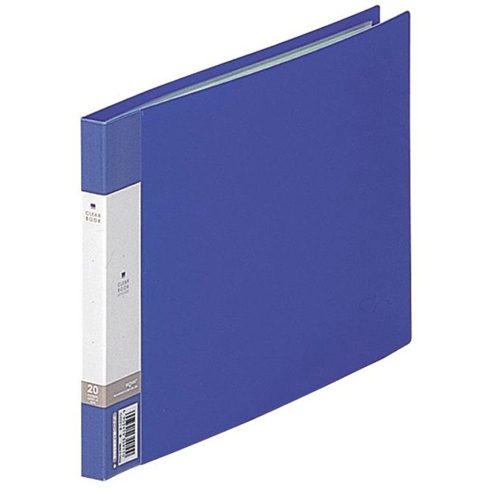 リヒト　クリヤーブックＡ4Ｅ, 青(B5), A3ヨコ