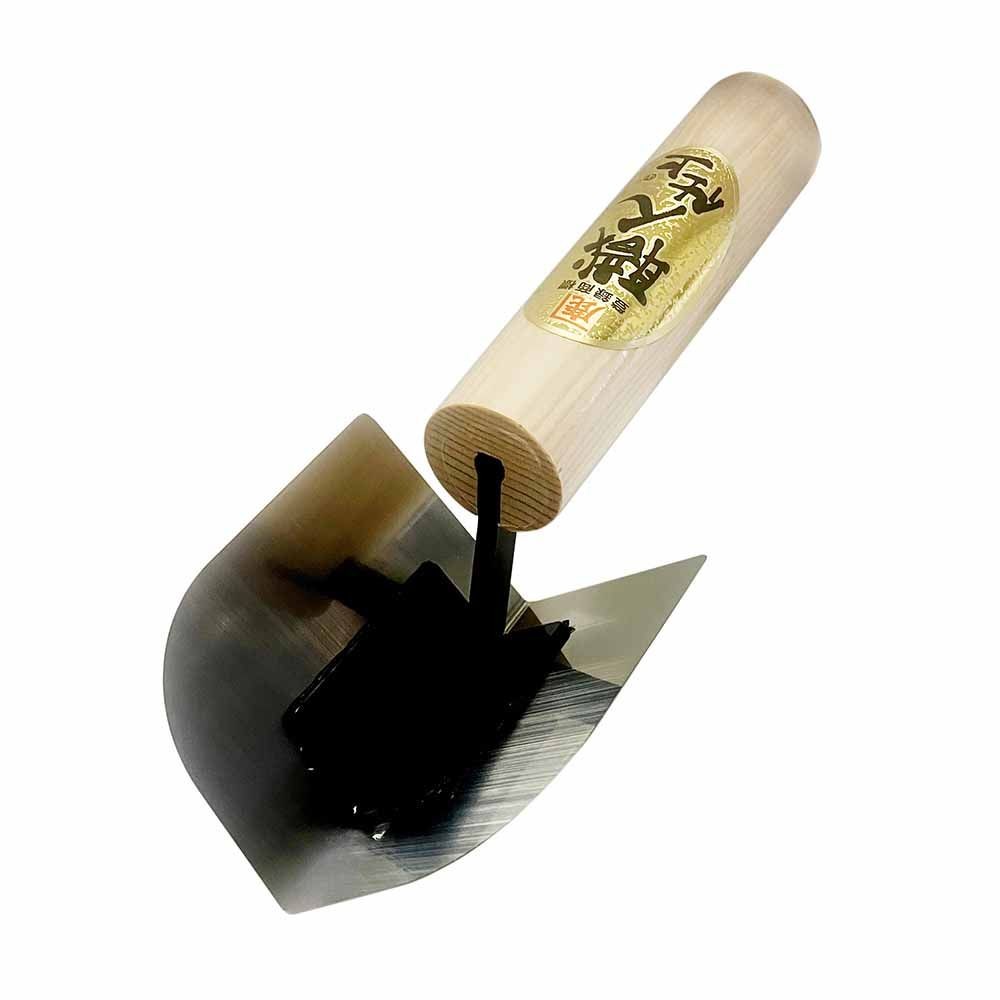 カネシカ 職人仕上 出隅押さえ職人 80mm 1分 外丸面引鏝 153198, 外丸, 80mm