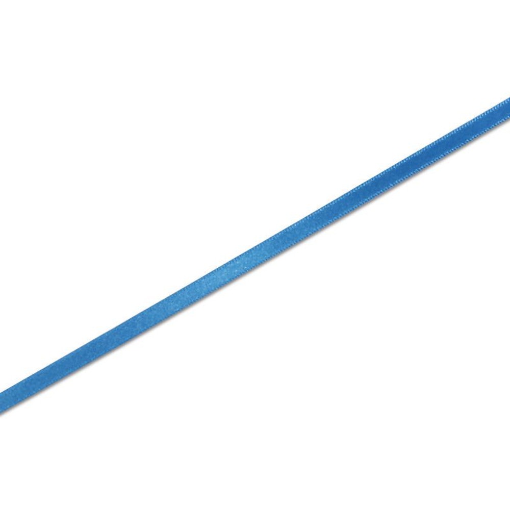 シングルサテンリボン　20m巻　Ｒブルー, Rブルー(3mm), 3mm