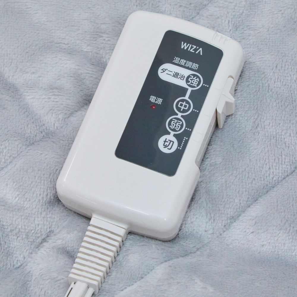 WIZ'A　ウィザ　らく寝防消臭フランネル　ＡＬＲ１８１ＨーＨＳ, グレー, 180×80cm