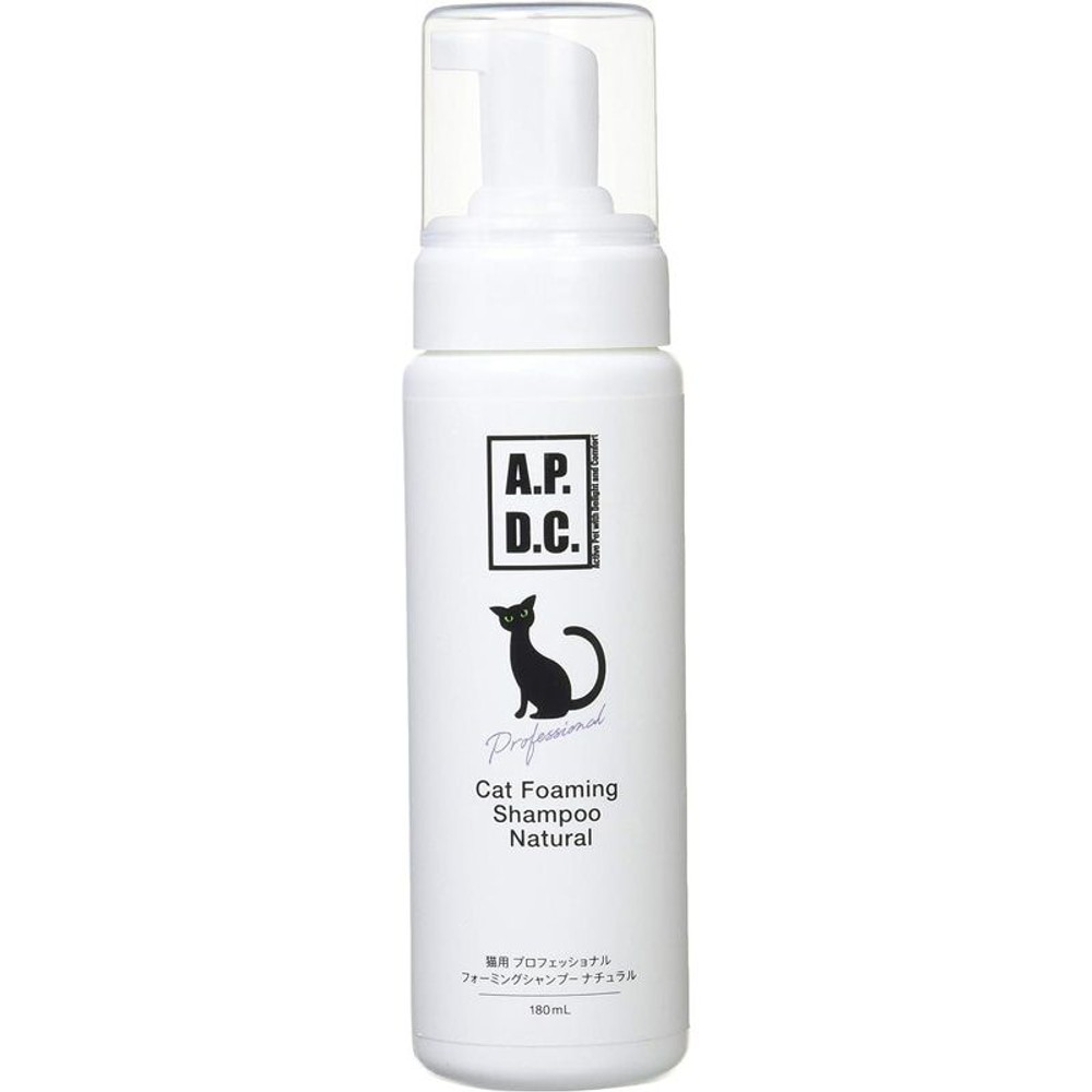 猫用 プロフェッショナル フォーミングシャンプー　ナチュラル　180ml, 猫専用 無香料, 180ml