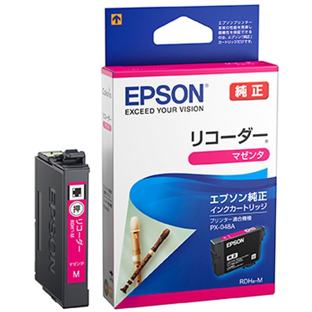 エプソン　リコーダー　ＲＤＨーＭ　マゼンタ　純正, マゼンタ, インクカートリッジ