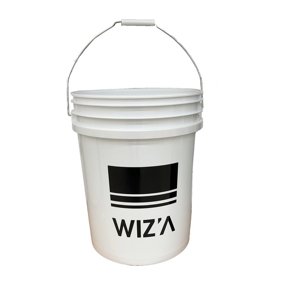 WIZA ウィザ 蓋付きマルチバケツ, ホワイト, 20L