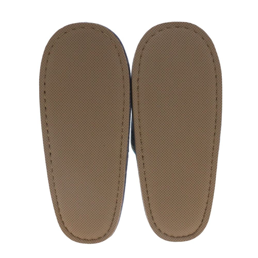 チェックスリッパ　ブルー　Ｌ, ブルー, Lサイズ