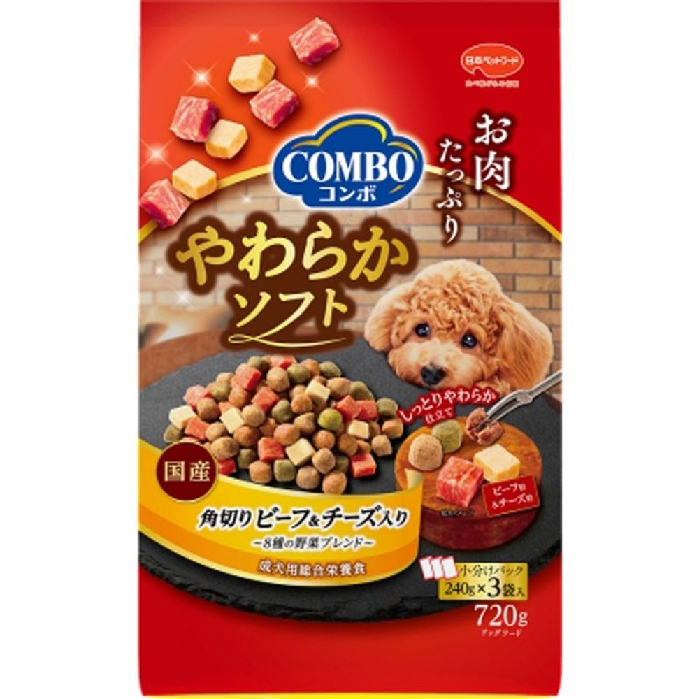 日本ペット　コンボソフト　チーズ　720ｇ, チーズ, 720g