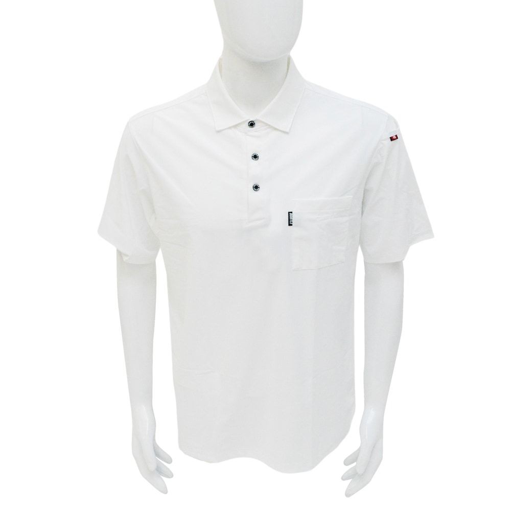 BURTLE（バートル） 237 半袖シャツ, ホワイト, Mサイズ