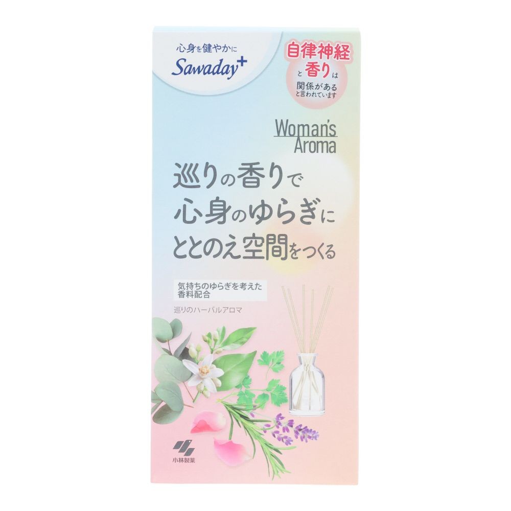 Sawaday＋Woman&rsquo;ｓAroma　巡りのハーバルアロマ　７０ｍｌ, 巡りのハーバルアロマ, 70ml