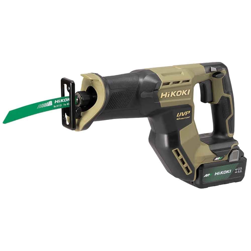 ハイコーキ　HiKOKI　３６Ｖセーバソー　ＣＲ３６ＤＭＡ（ＸＨＡＺ）, カーキベージュ&times;ゴールド, CR36DMA(XHAZ)