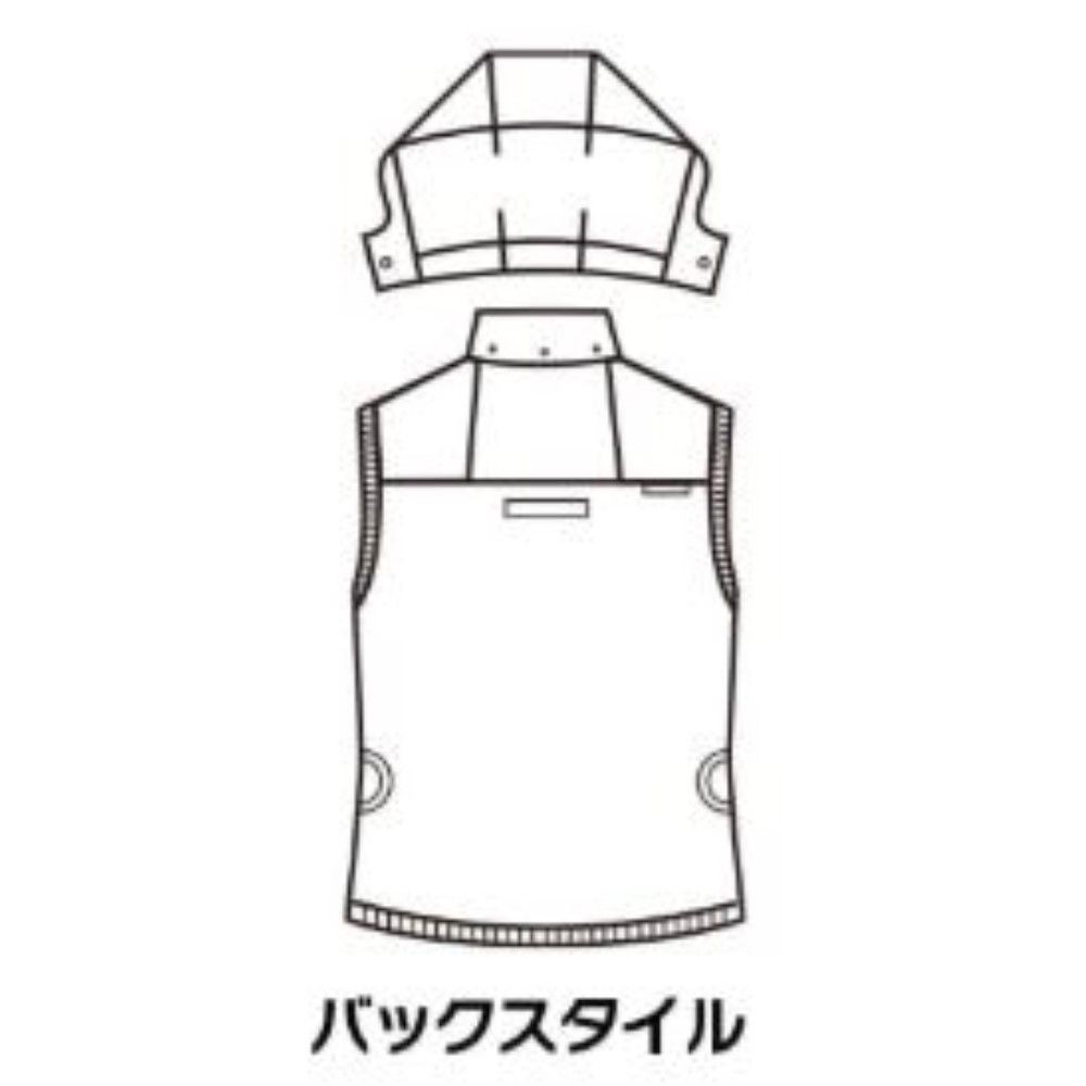 BURTLE AIRCRAFT バートル エアークラフト AC2074 ブラック, ブラック, Mサイズ