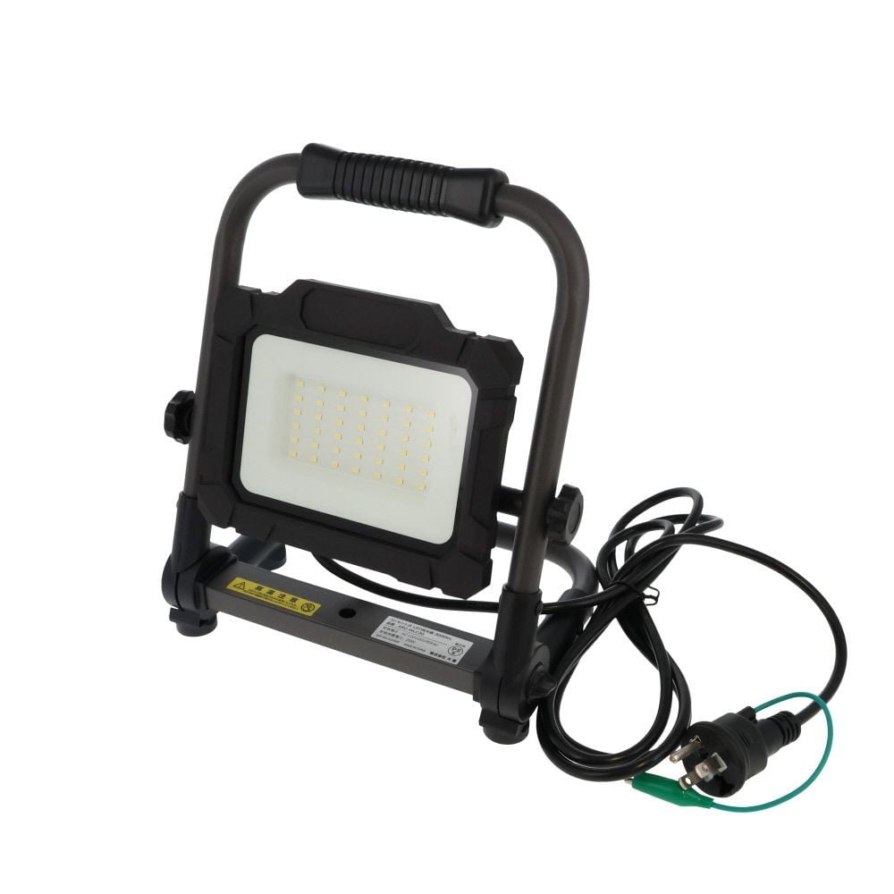WIZ'A ウィザ　コンセント式　ＬＥＤ投光器３０００ｌｍ, ブラック, コンセント式　3000lm
