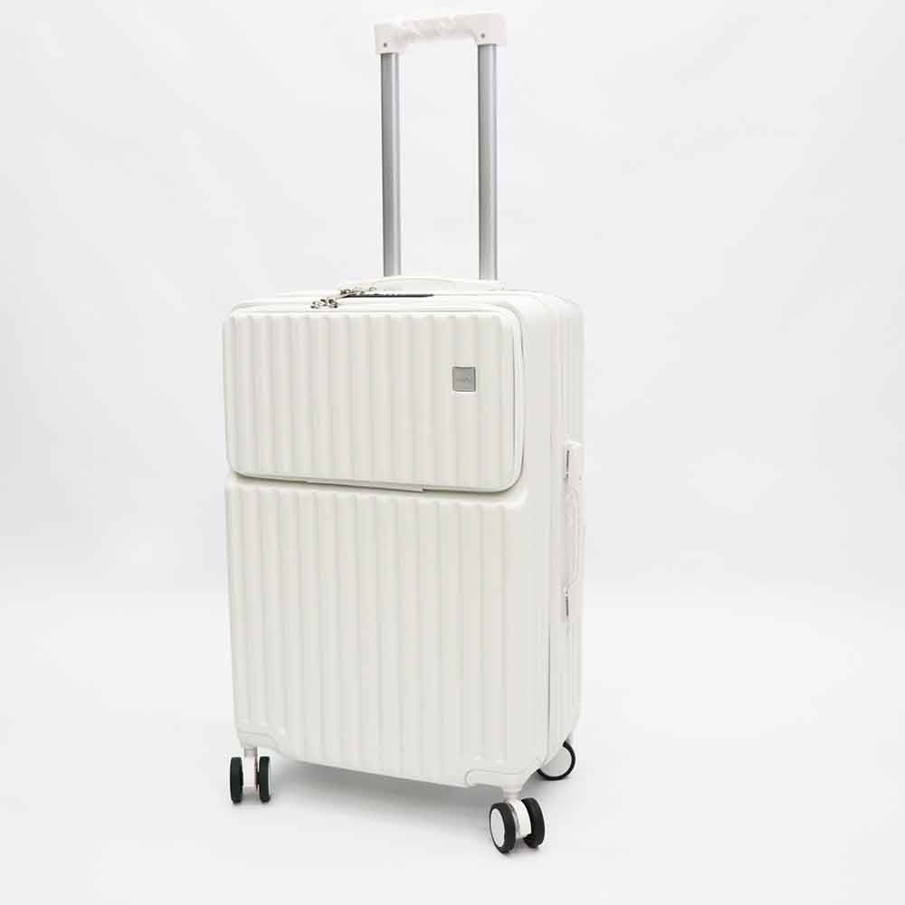 ＵＳＢポート付きキャリーケース　Ｍサイズ, ブラック, M