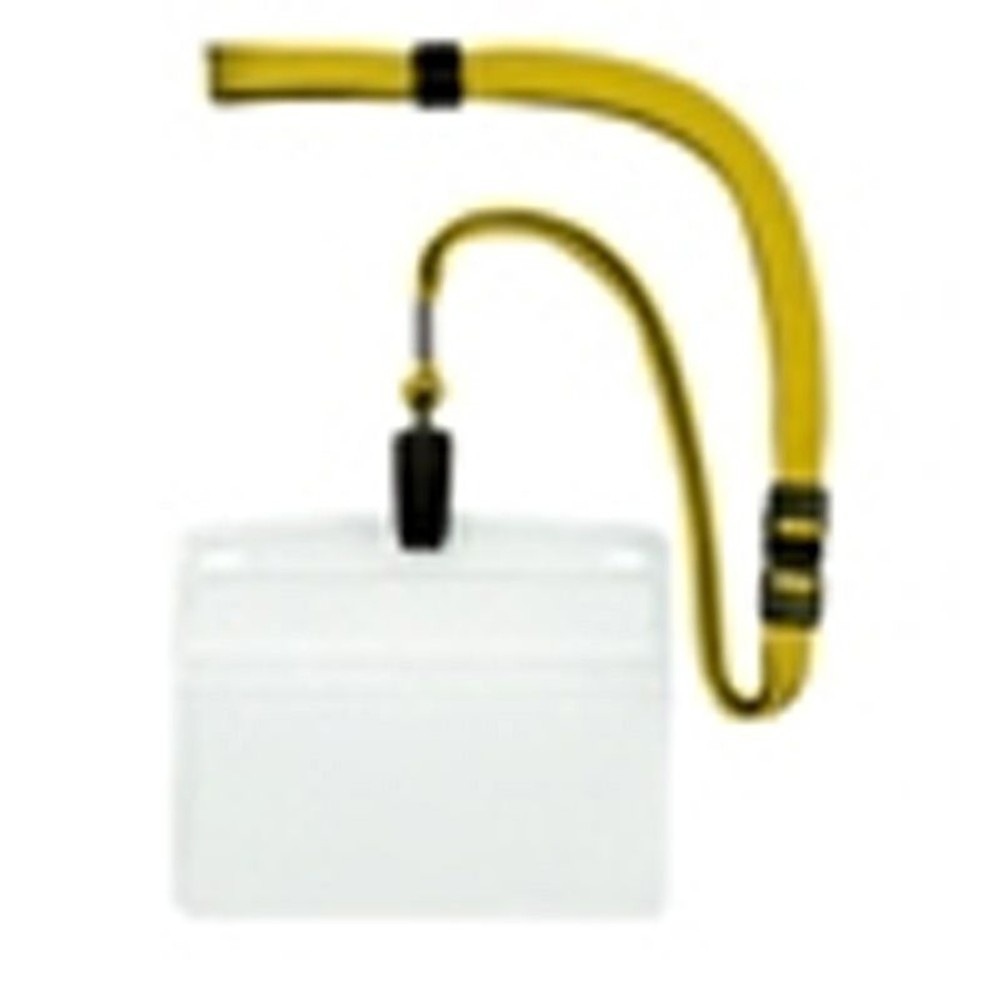 オープン　吊下げ名札　ソフト横特大　10枚ＮＬー21, 青, 特大