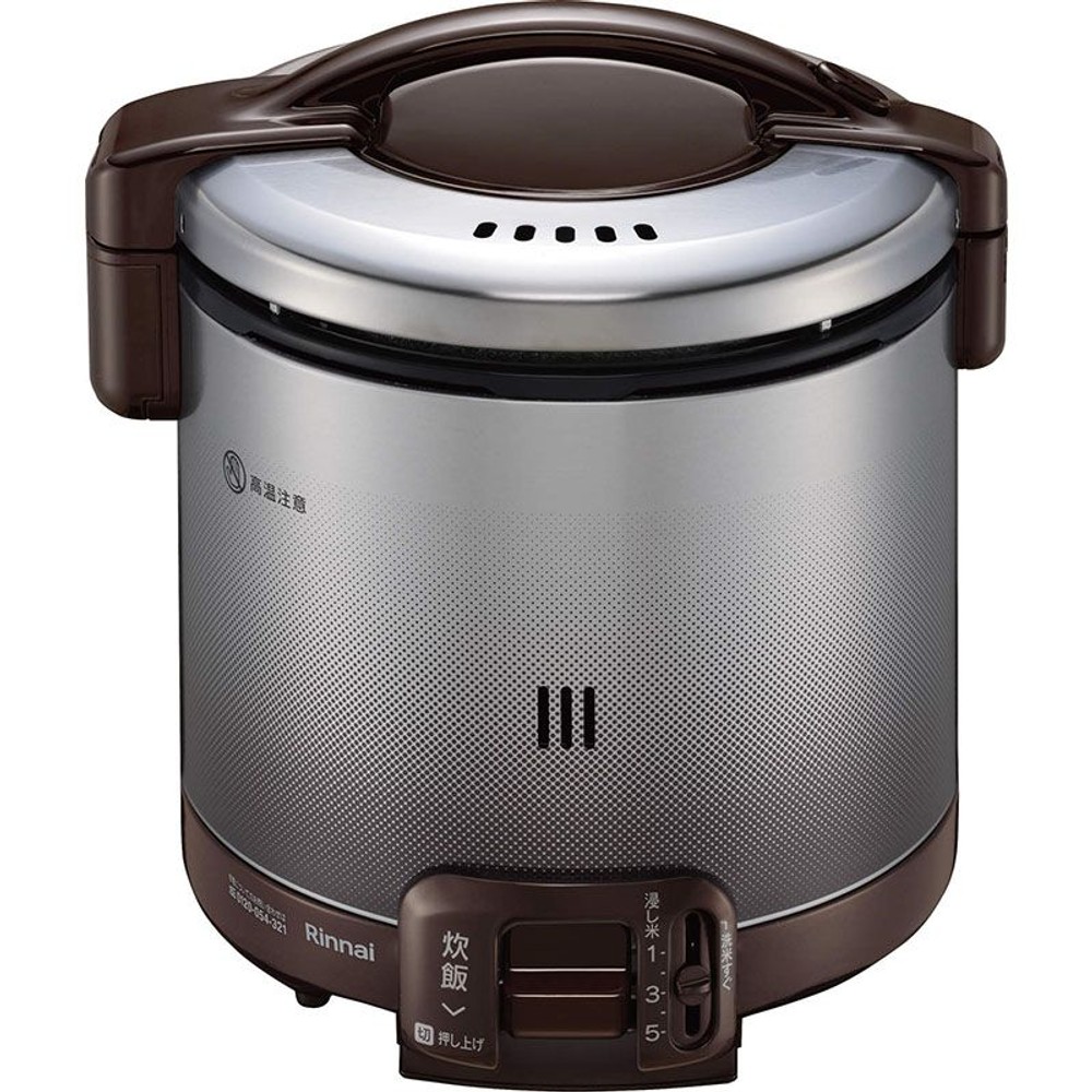 リンナイ ガス炊飯器 RR-050FS（A）（DB）ダークブラウン, ダークブラウン-都市ガス, 13A