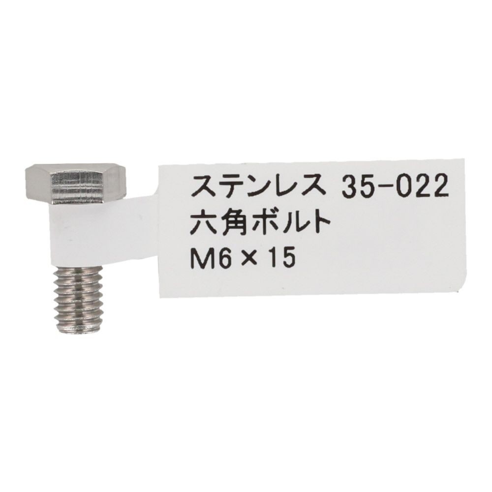 ステンレス　六角ボルト　Ｍ６&times;１５, 六角ボルト, M6&times;15mm