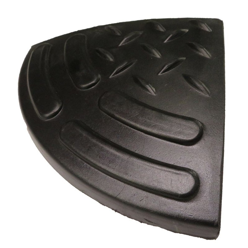 ゴム段差プレート, ブラック（幅150mm）, 高さ45mm