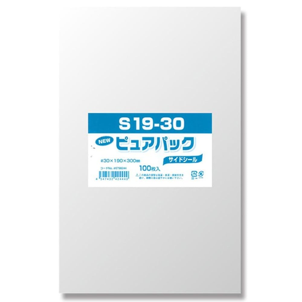 ＯＰＰ袋　ピュアパック, 透明（40&times;80）, 40&times;80mm