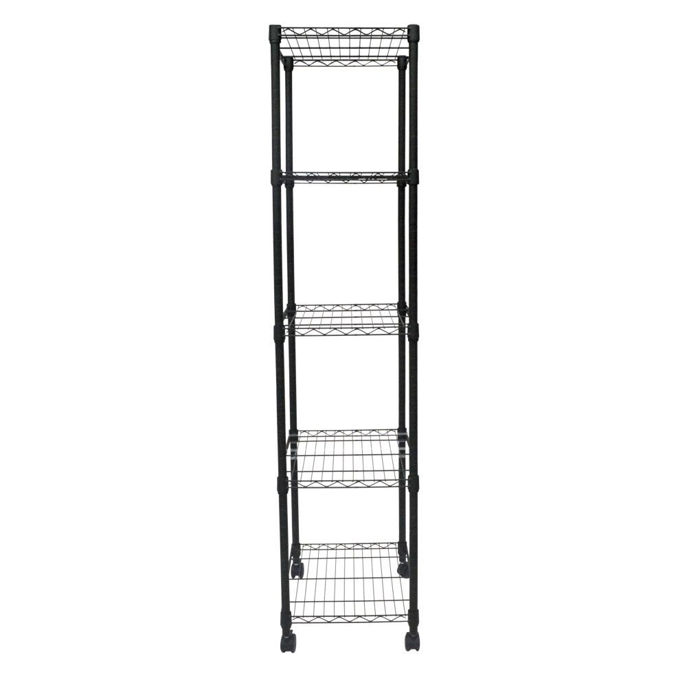 【数量限定】ルミナスノワールフリーラック5段, ヴィンテージ（60cm幅）, 60cm幅