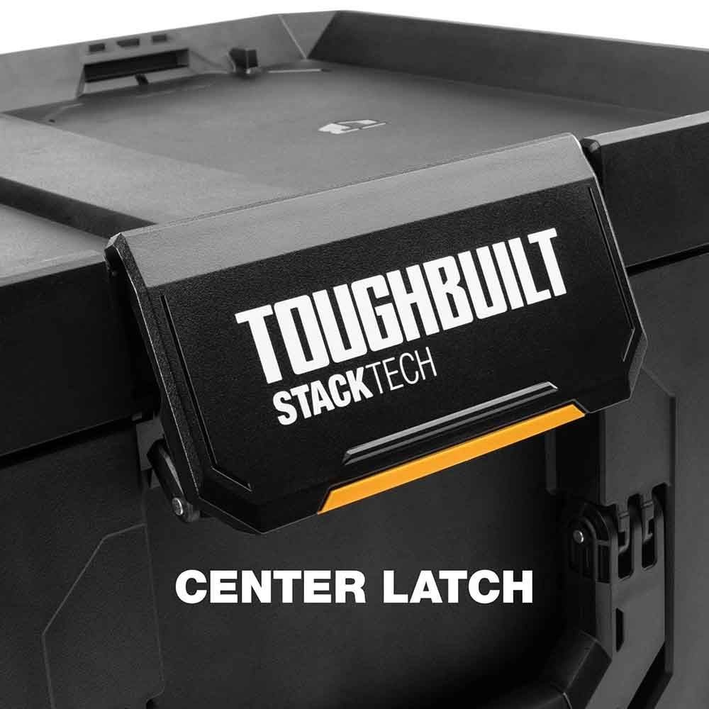 【数量限定】TOUGHBUILT（タフビルト）STACK TECH(スタックテック)　ツールボックス50, ブラック, TB-B1-B-50
