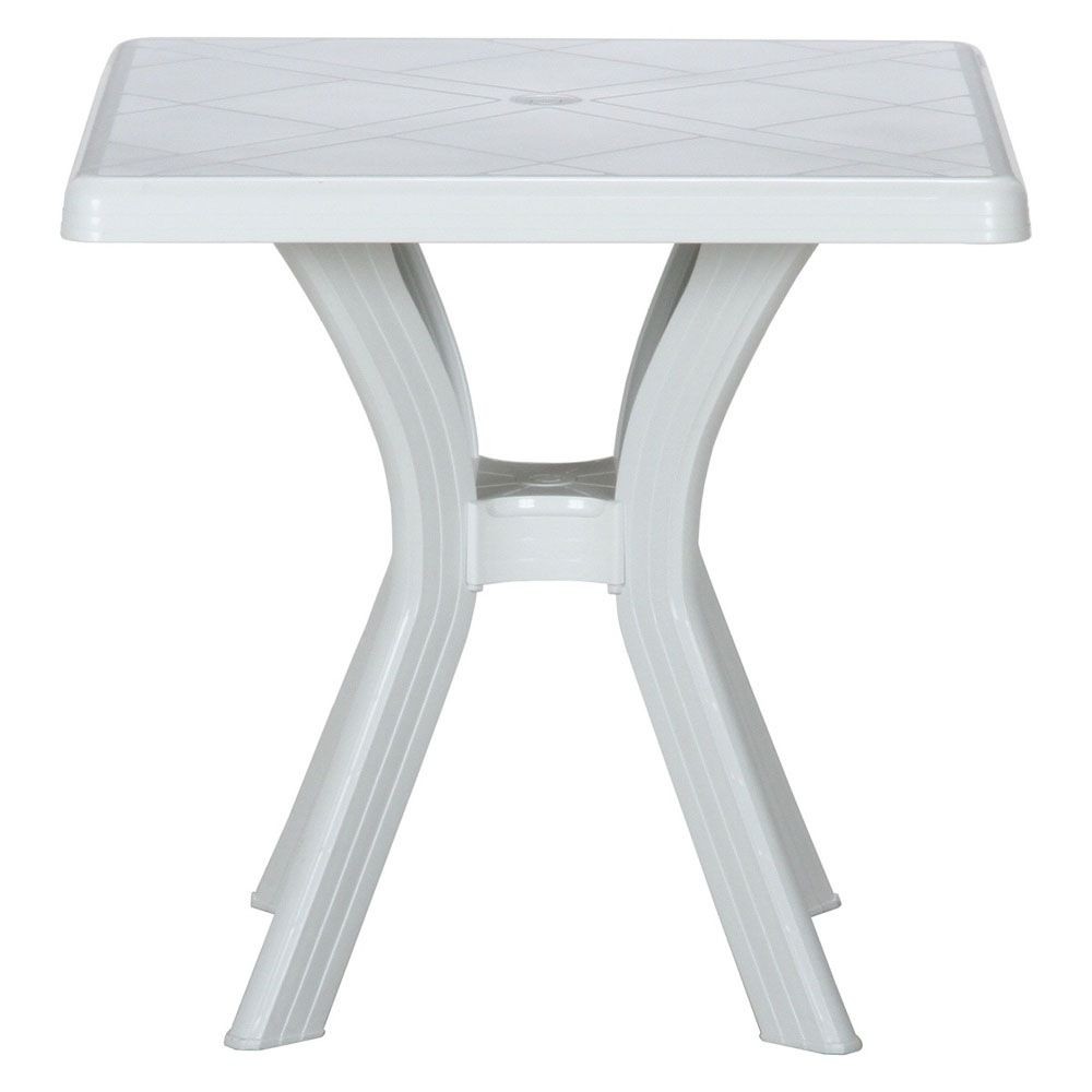 ＰＣ　スクエアテーブル　アンジェロ　ホワイト（12283）【メーカー直送・代引不可】, ホワイト, 730&times;730