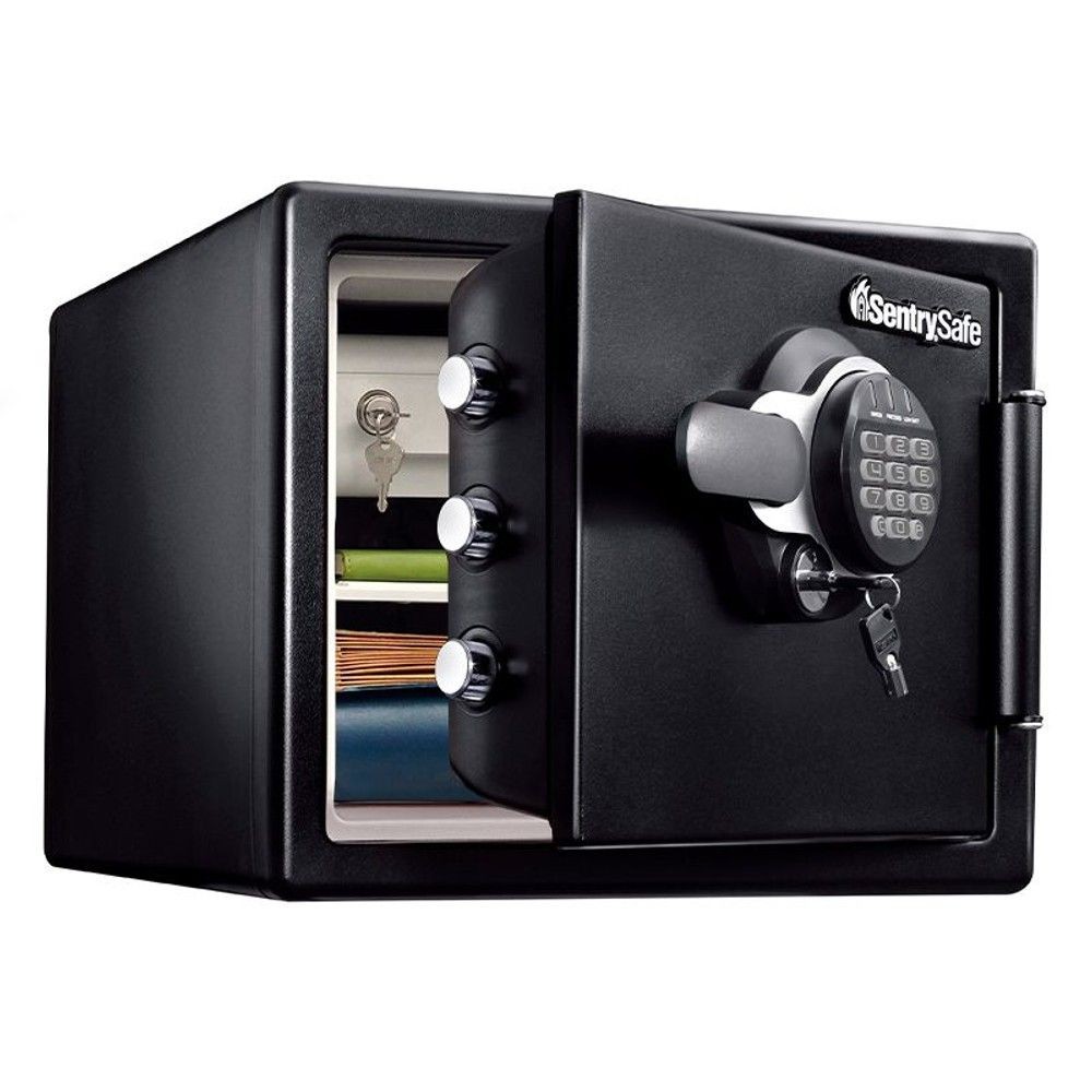 【開梱・設置費込】セントリー耐火耐水金庫  JTW082GEL テンキー式 2時間耐火 22.8L【メーカー直送・代引不可】, ブラック, JTW082GEL