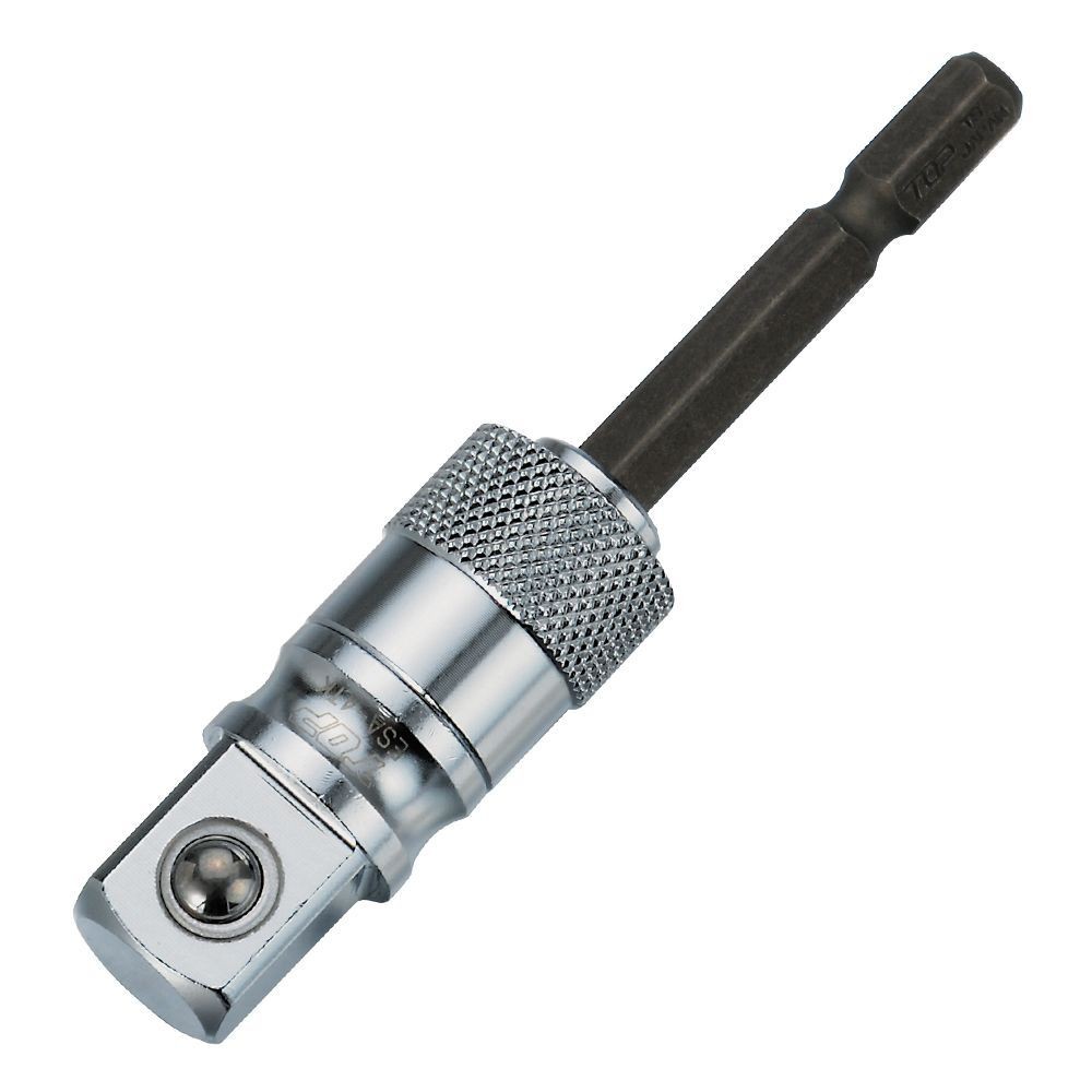 トップ工業（TOP） 電動ドリル用　強替軸ソケットアダプター　六角　差込角１２．７ｍｍ　４０V対応 ESA-4TK, 電動ドリル用, 12.7mm