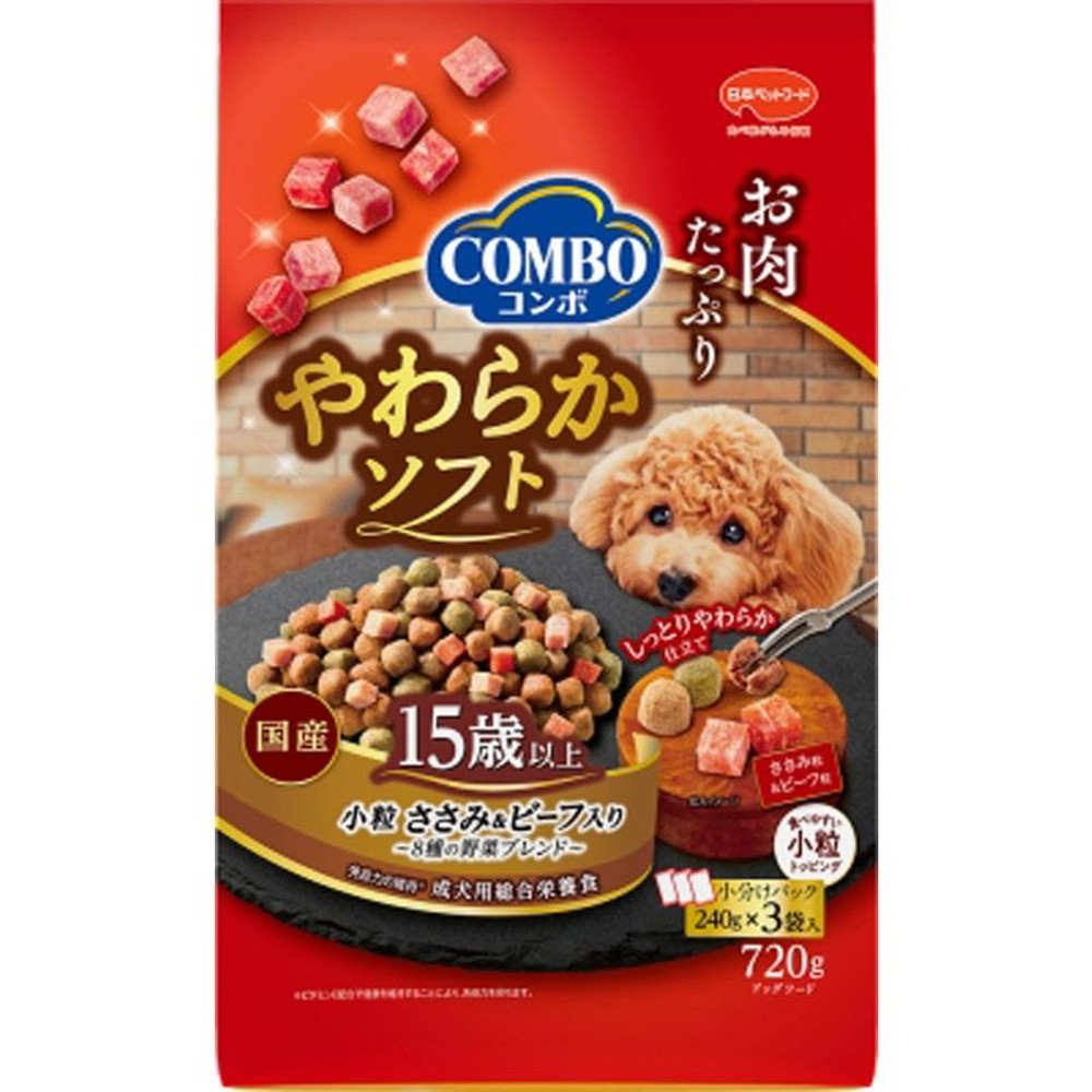 日本ペット　コンボソフト　15歳以上　720ｇ, 15歳以上, 720g