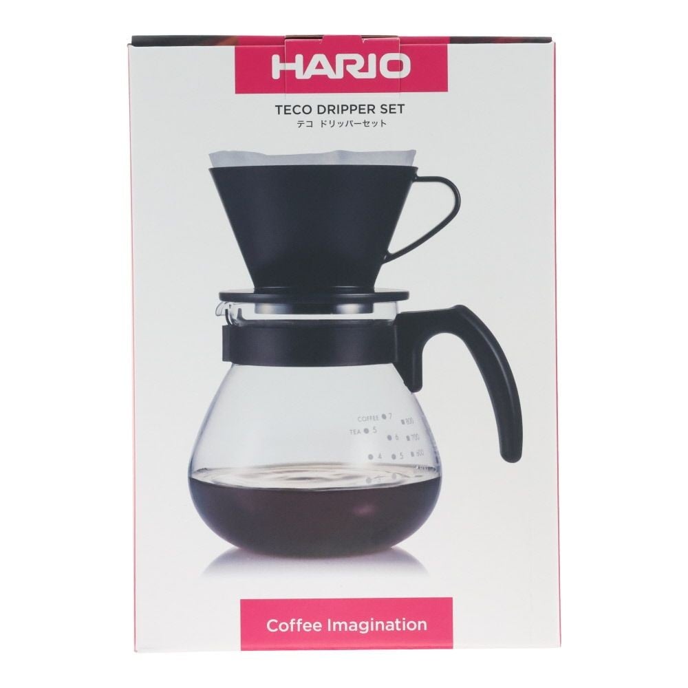 テコ ドリッパーセットTCDNー100ーB, ブラック, 1L