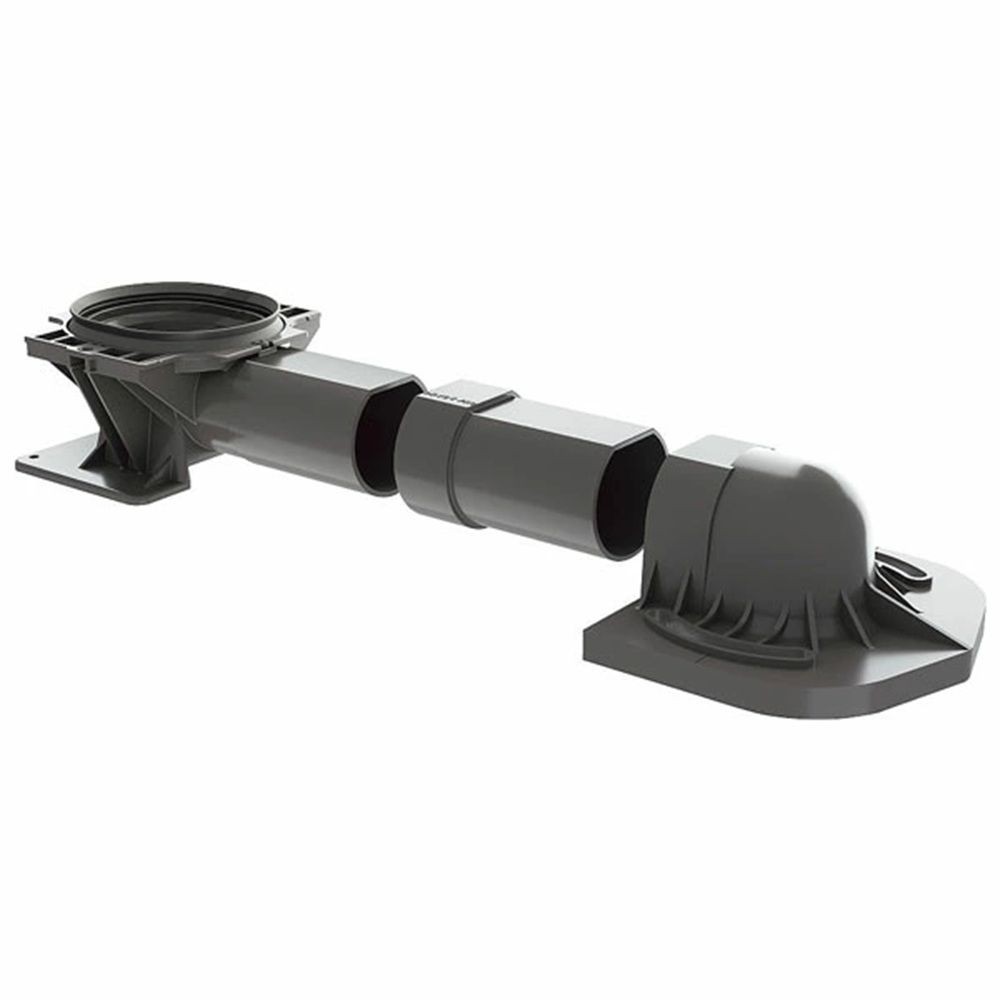 アラウーノ配管セット CH160FR 床排水リフォームタイプ（排水ピッチ305〜470mm）, グレー, 排水ピッチ: 305〜470mm