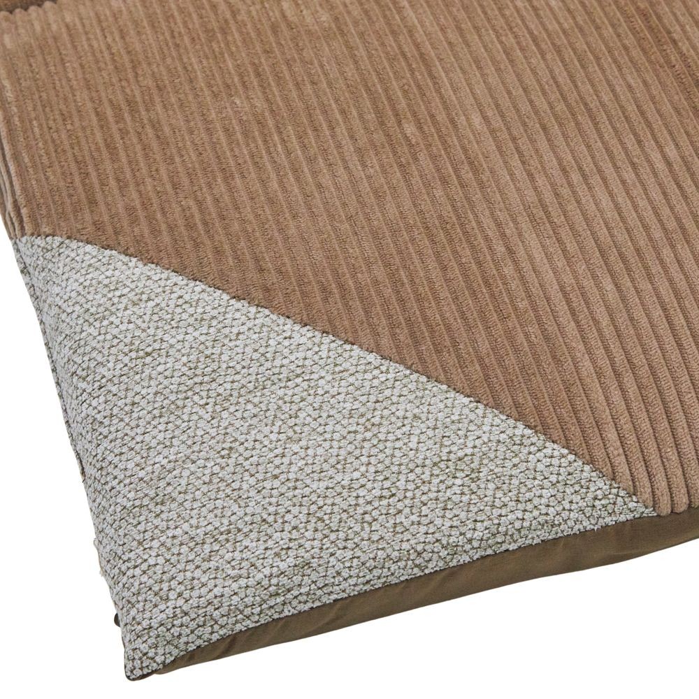 WIZ'A　ウィザ　断熱シート入あったか枕付クッション５５Ｘ８０ＢＲ, ブラウン, 55&times;80cm