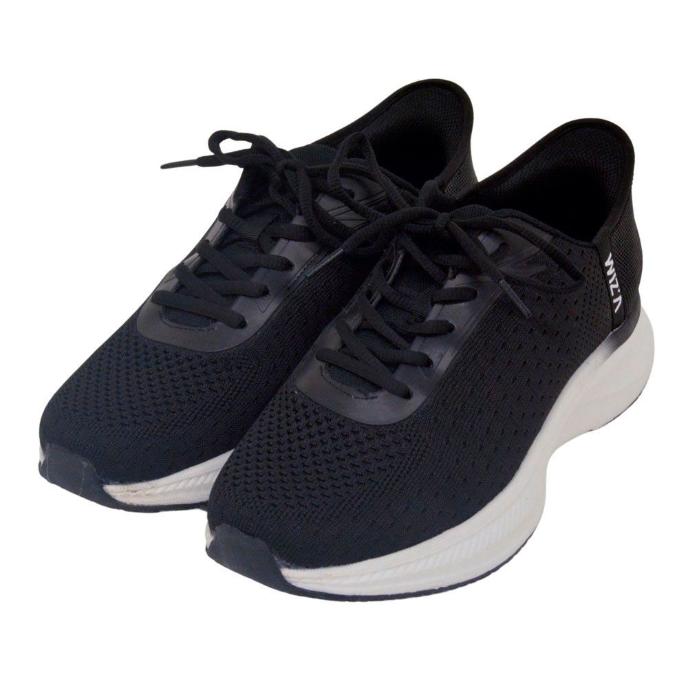 ウィザ WIZ'A 立ったまま履けるシューズ　ブラック, ブラック, 23.0cm