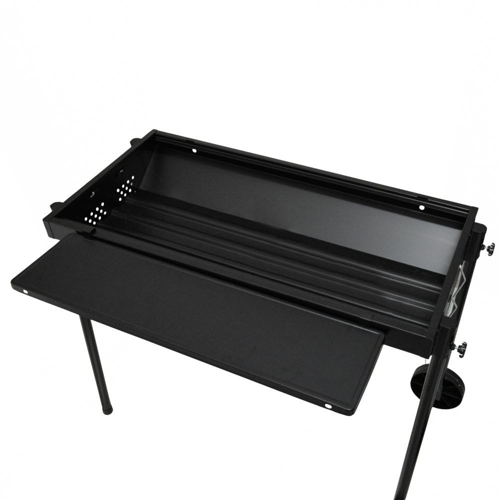 WIZ'A ウィザ みんなで楽しめる大型BBQコンロ ブラック, ブラック, 大型