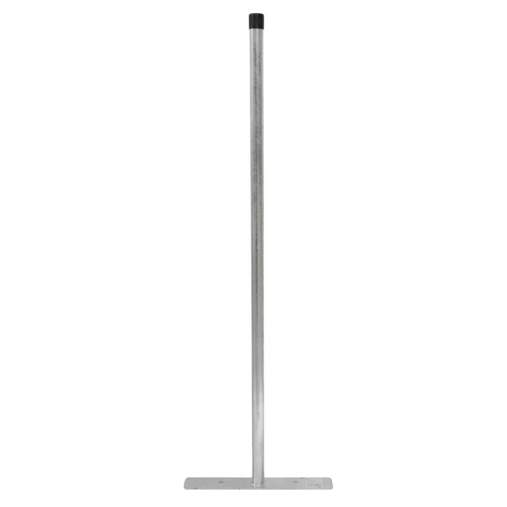 アメリカンフェンス用支柱　３１．８×１２００, シルバー, 1200mm