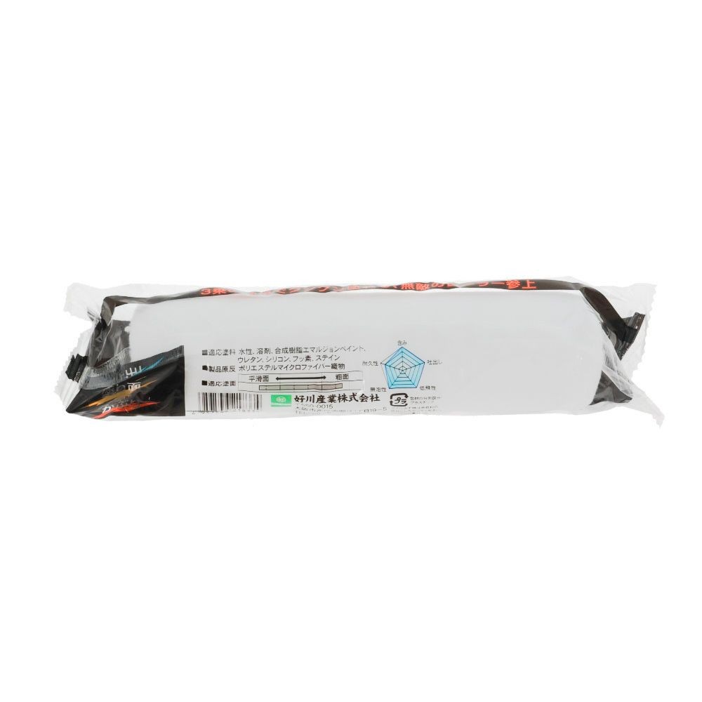 スモールローラー MICRO3（中毛）6R 12mm, ホワイト, 6インチ