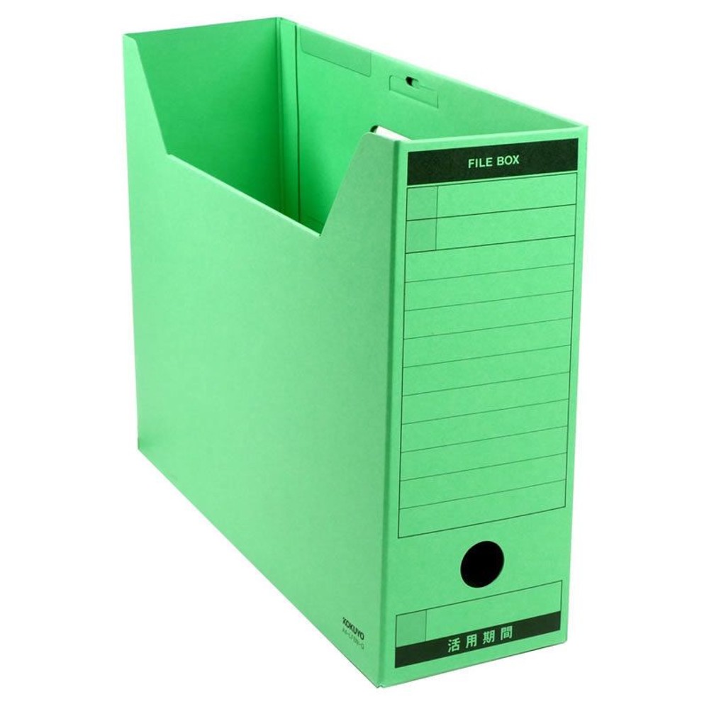 コクヨ　ファイルボックス　Ａ4　緑, 緑, A4