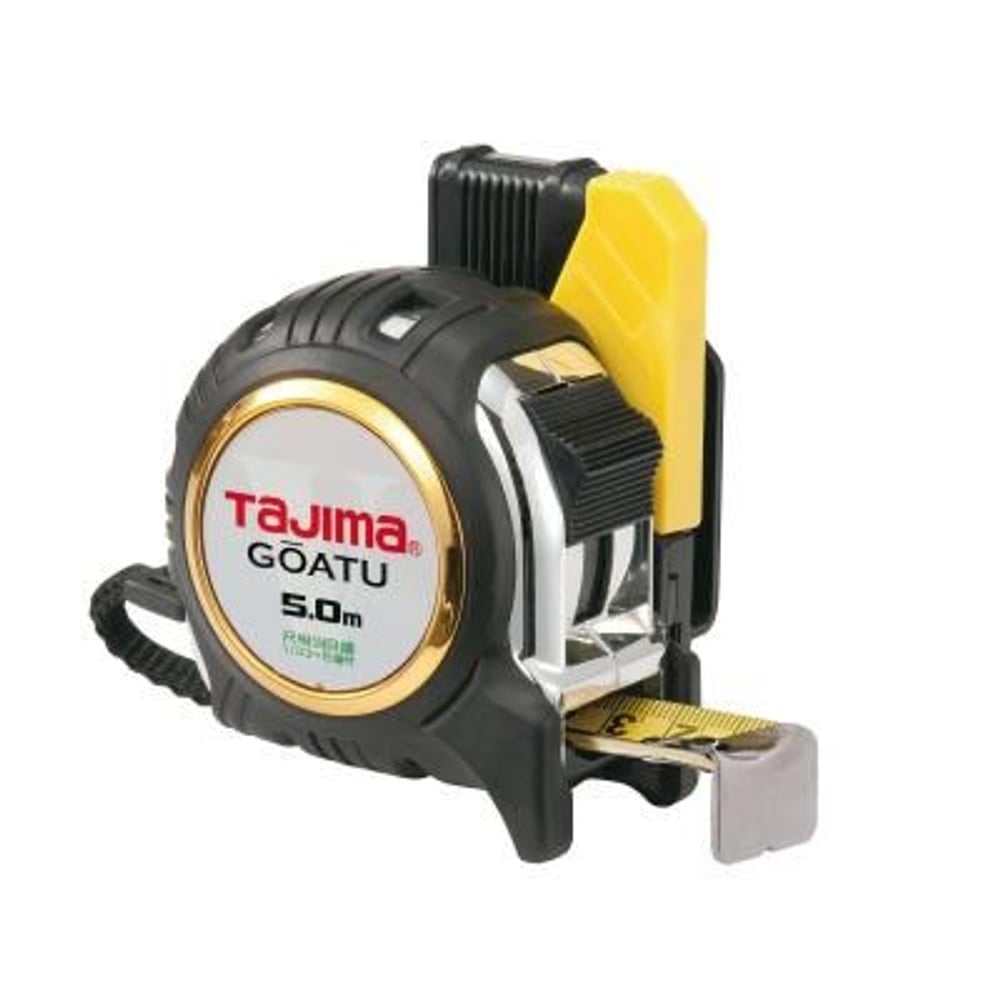 TAJIMA（タジマ）　剛厚G 25mm幅5.0m セフ 尺相当　GASFGL2550S, ブラック, 5m