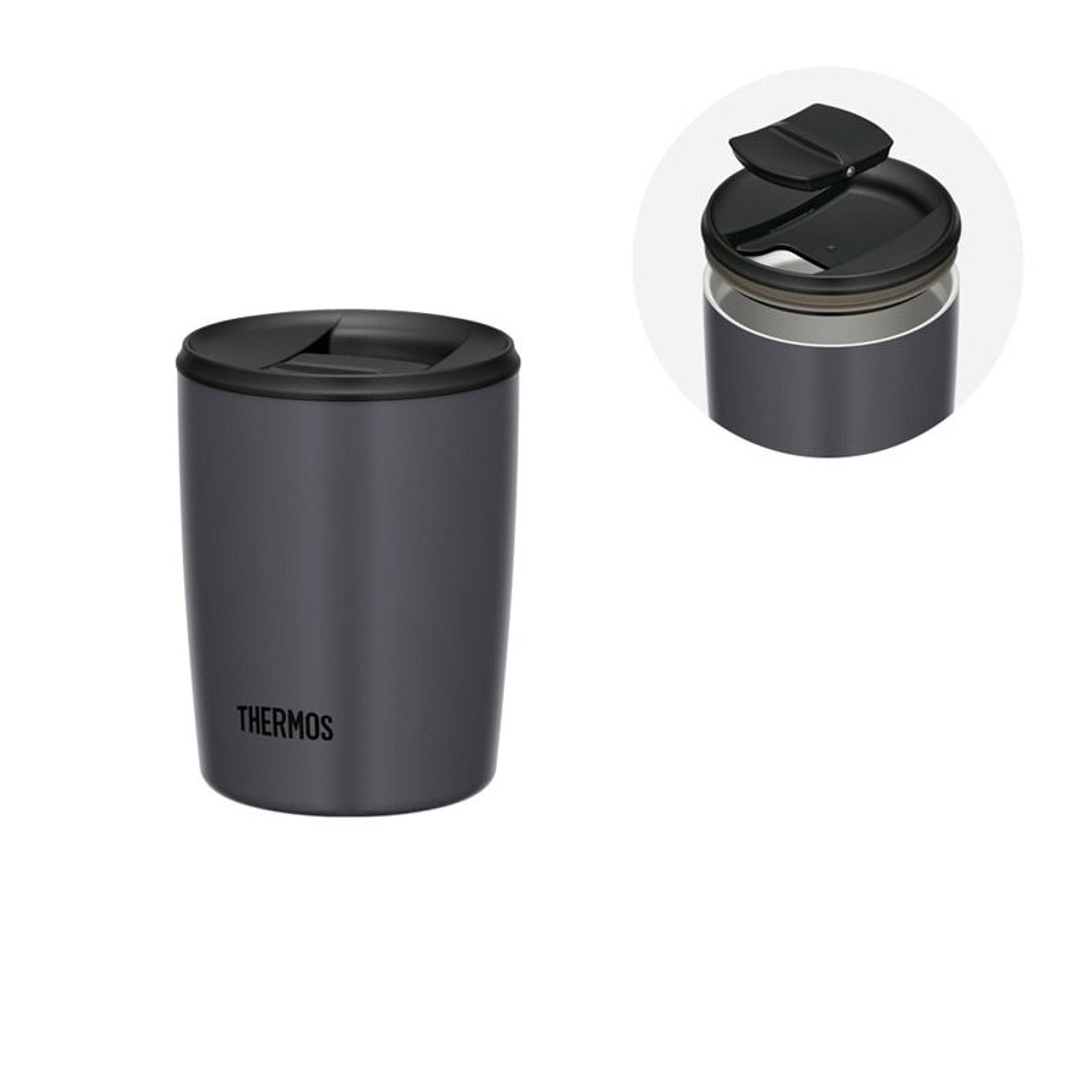 サーモス　真空断熱タンブラー ＪＤＰー３０１ ＤＧＹ, ダークグレー, 300ml