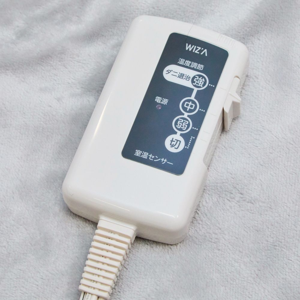 WIZ'A　ウィザ　電気掛敷毛布フランネル　ＡＬＢ５５１ＲーＨＳ, グレー, 188×130cm