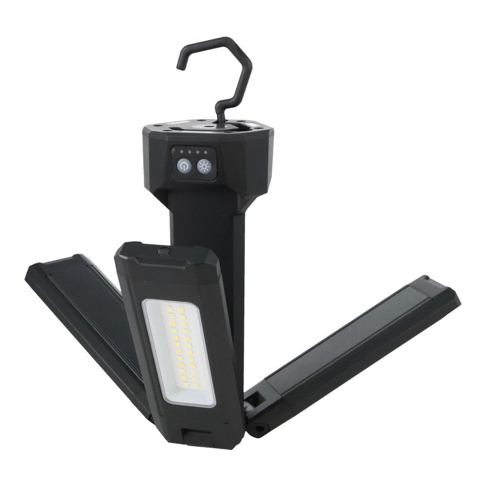 WIZ'A ウィザ  LED充電式ウィングライト, ブラック, 2000lm