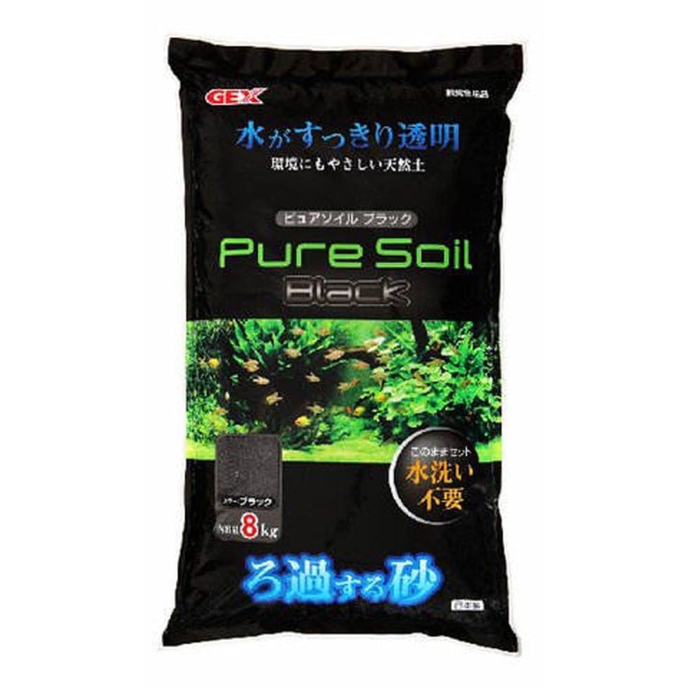ジェックス　ピュアソイルブラック, ブラック（2）, 2.0kg