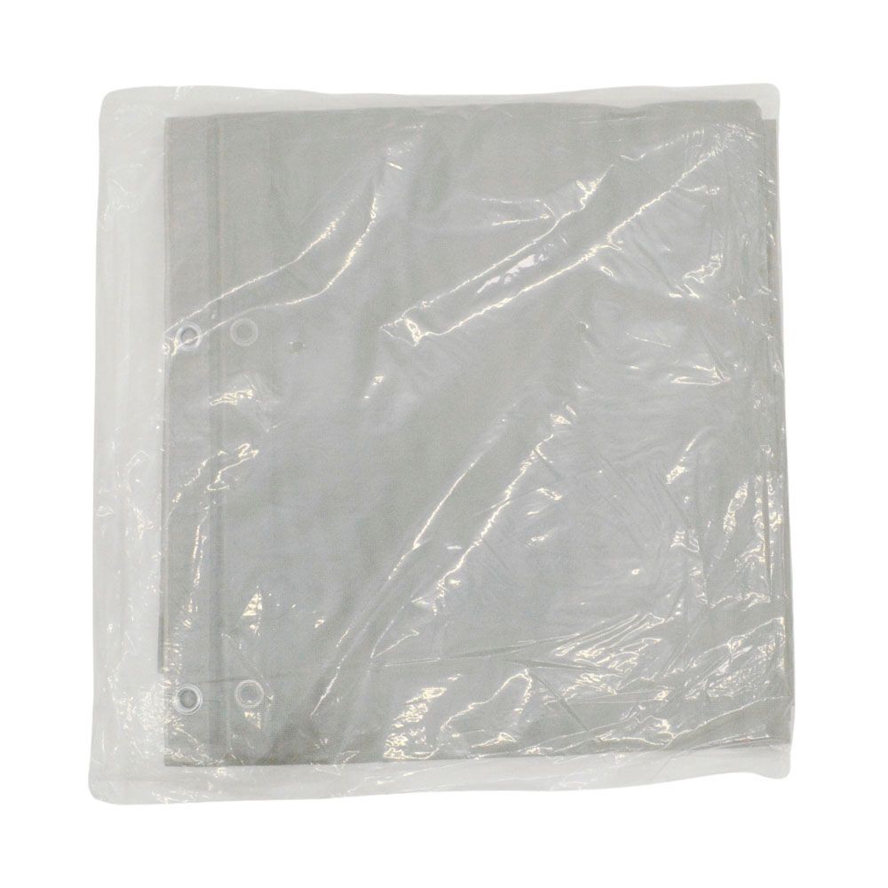 防炎メッシュシート　（約）１．８×３．４ｍ　グレー, グレー, 1.8×3.4m