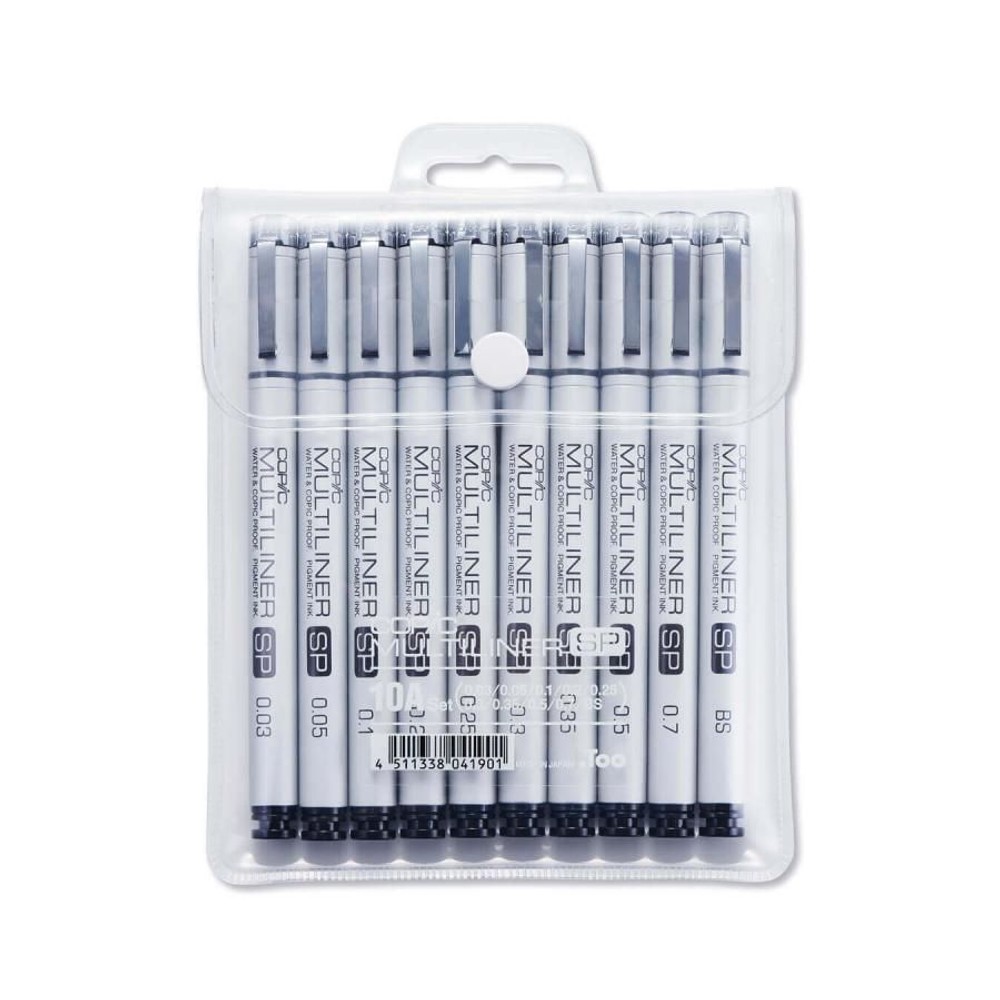 コピック マルチライナーＳＰ　10Ａセット .Too 12508001, ＳＰ　10Ａセット , コピック マルチライナー